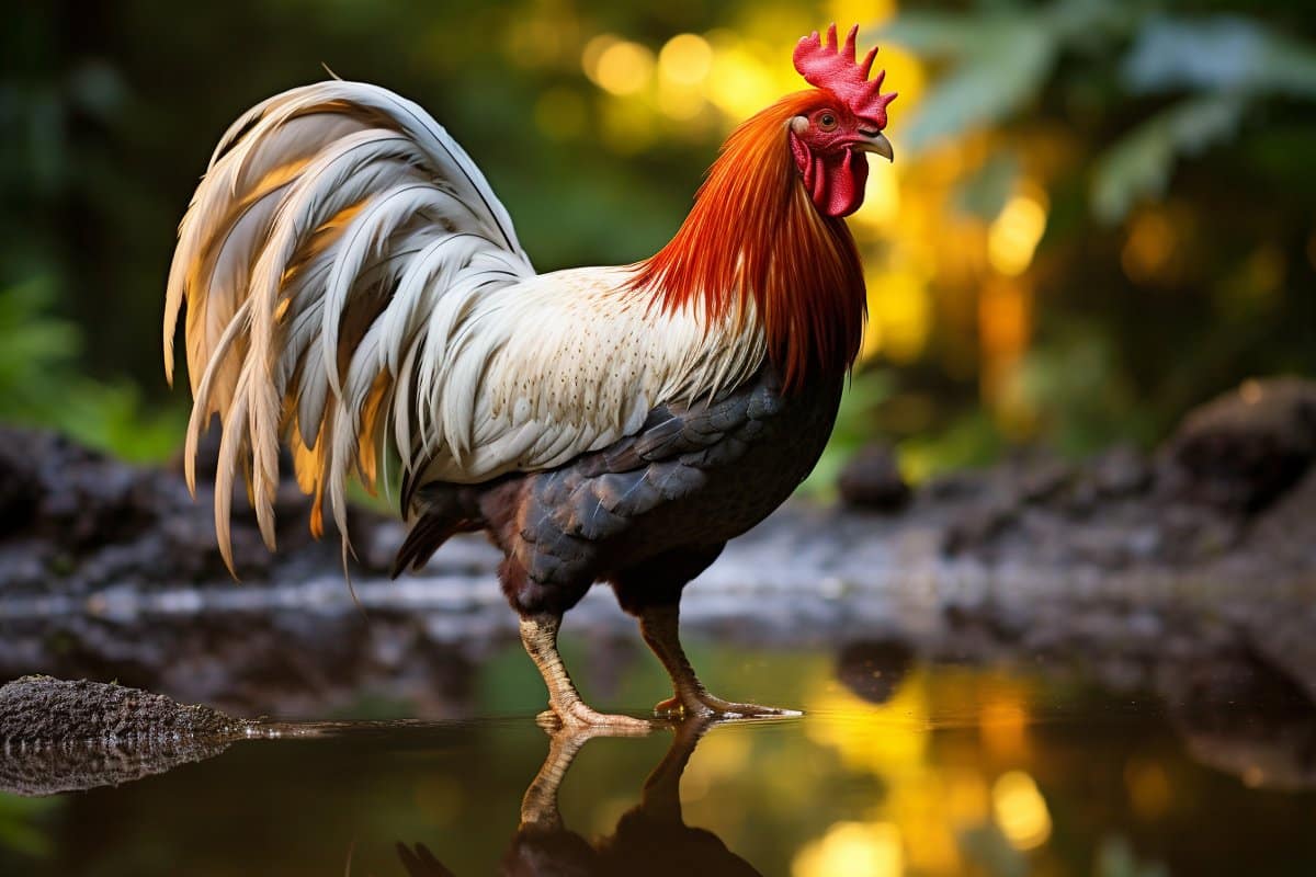 Apakah ayam jantan mengenali bayangannya?  Menjelajahi kesadaran diri
