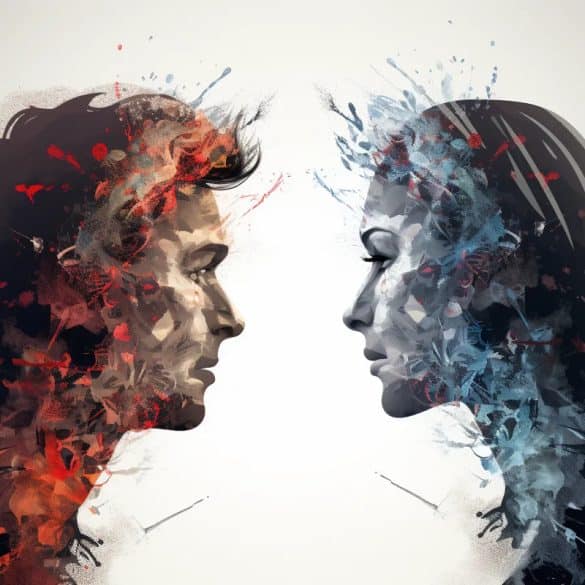 This shows a man and woman.