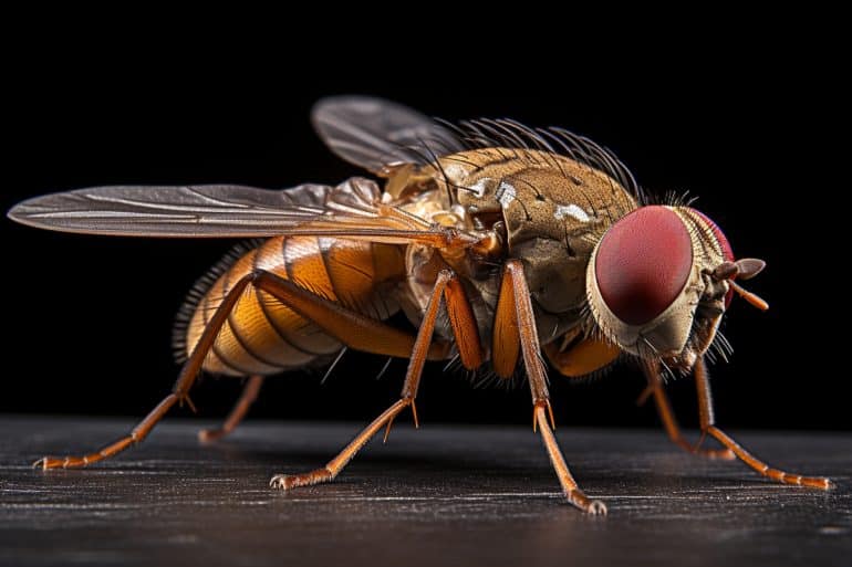 This shows a fruitfly.