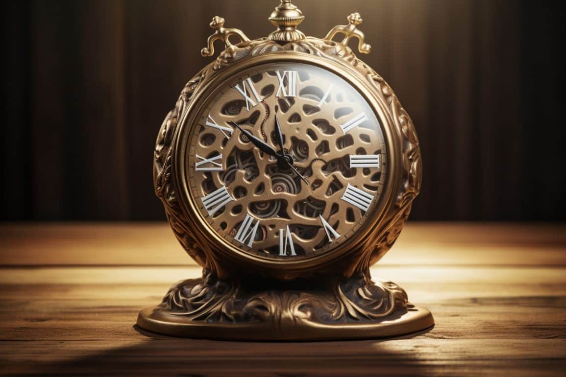 This shows a clock and a brain.