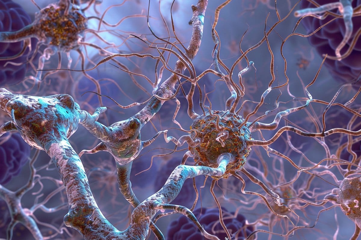 Der Verfallszyklus: Alternde Neuronen bei der Alzheimer-Krankheit zerfallen