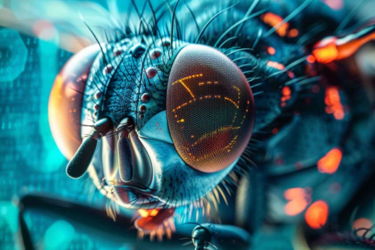 L’intelligenza artificiale decodifica la visione dei moscerini della frutta, aprendo la strada alla visione umana