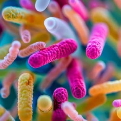 This shows gut bacteria.