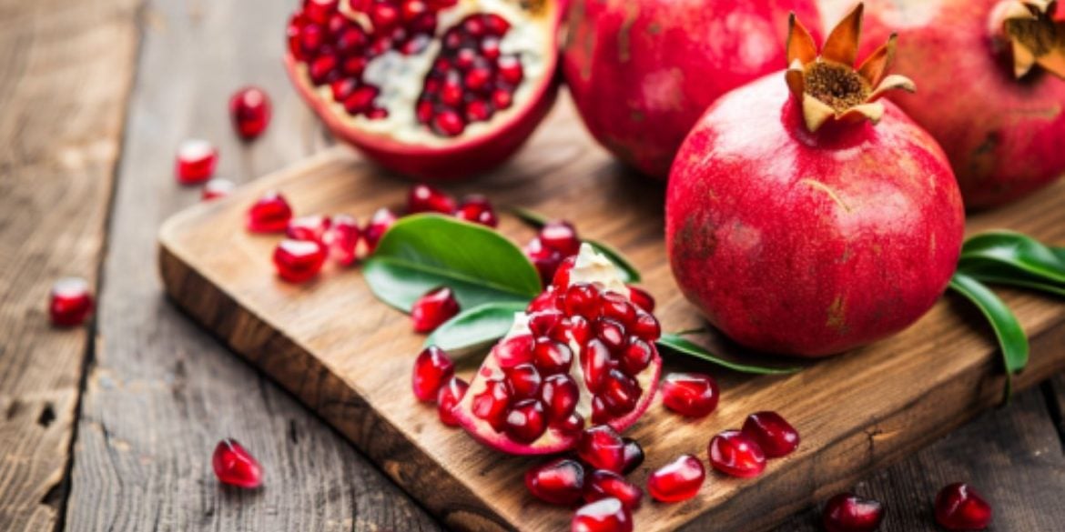 This shows pomegranates.