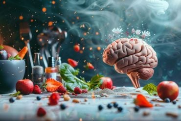 This shows food and a brain.