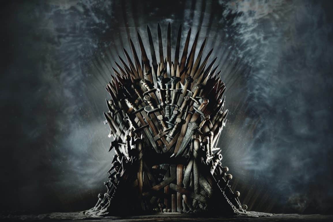 This shows the Iron throne.