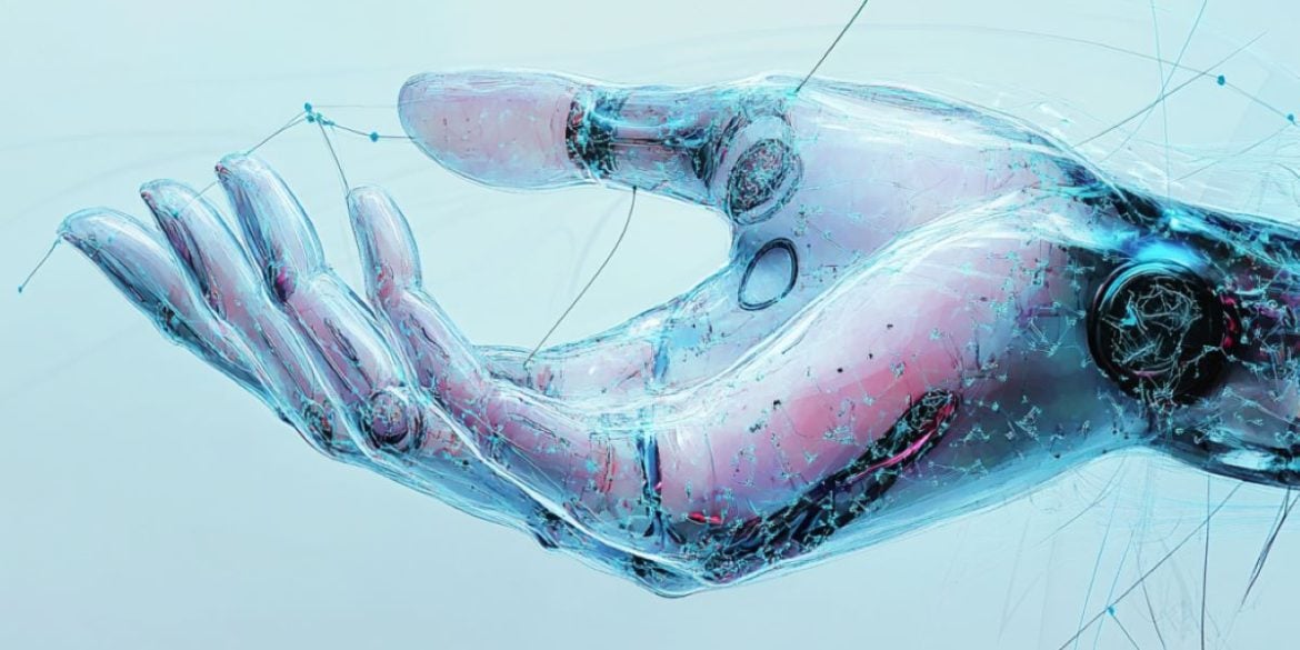 This shows a prosthetic hand.