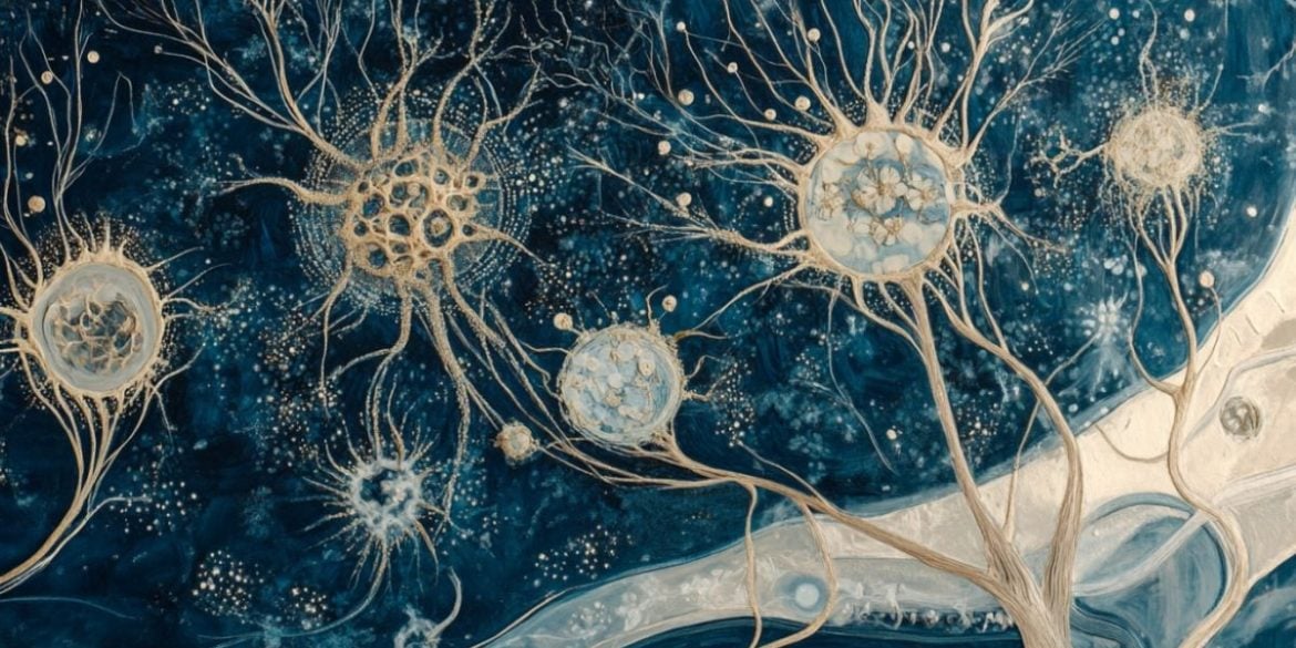 This shows drawings of neurons.