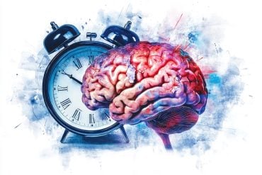 This shows a brain and a clock.