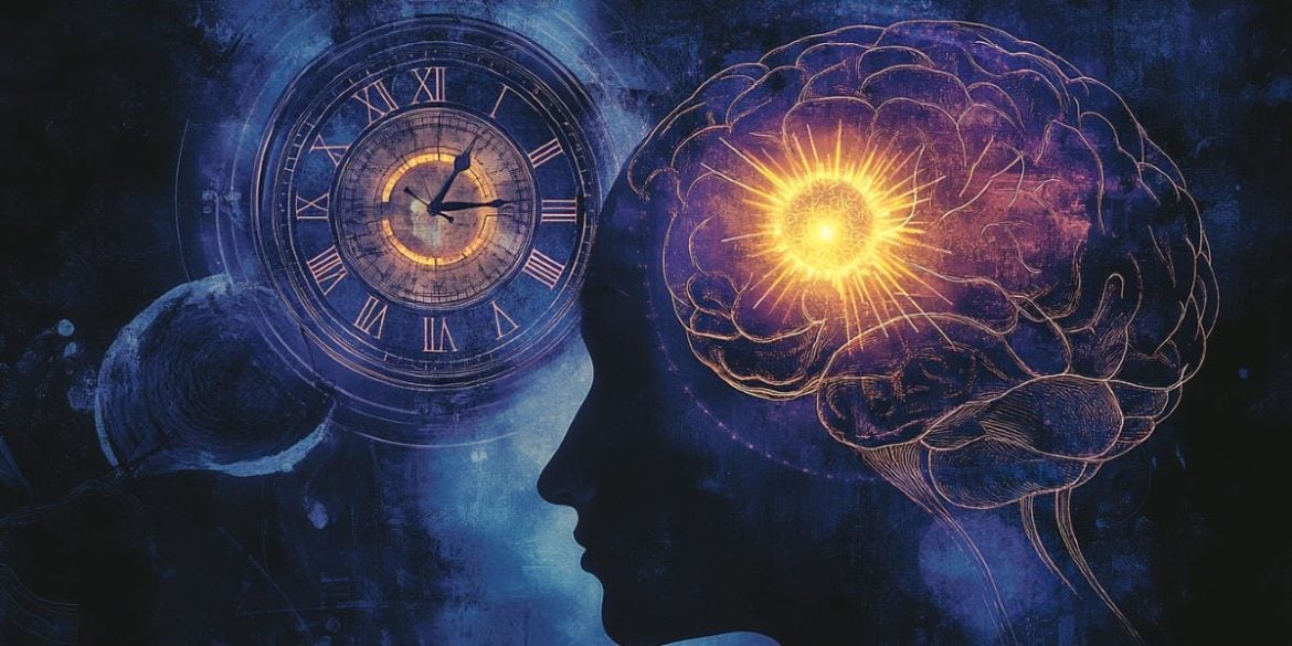 This shows a brain and a clock.