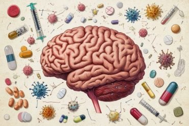 This shows a brain and pills.