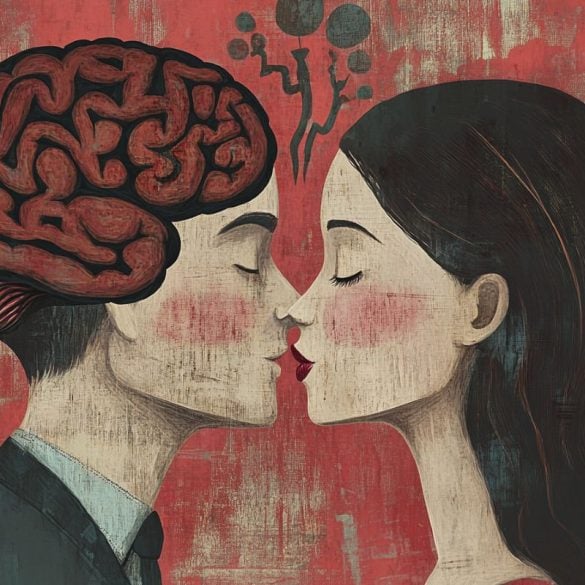 This shows a couple and a brain.