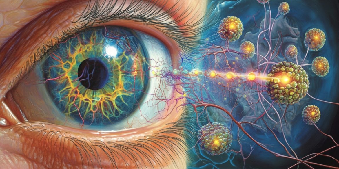 This shows an eye.