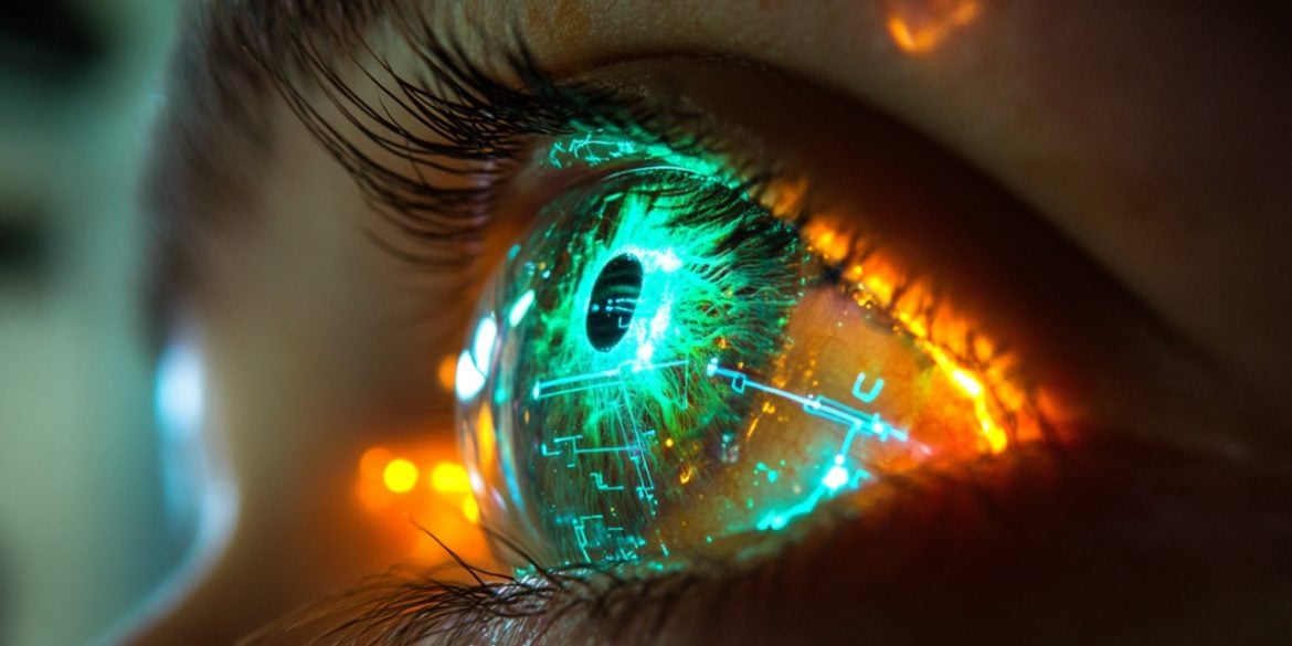 This shows an eye.