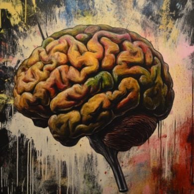 This shows a brain.