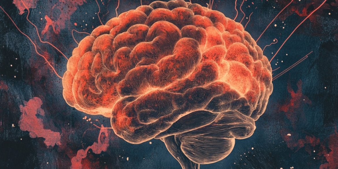This shows a brain.