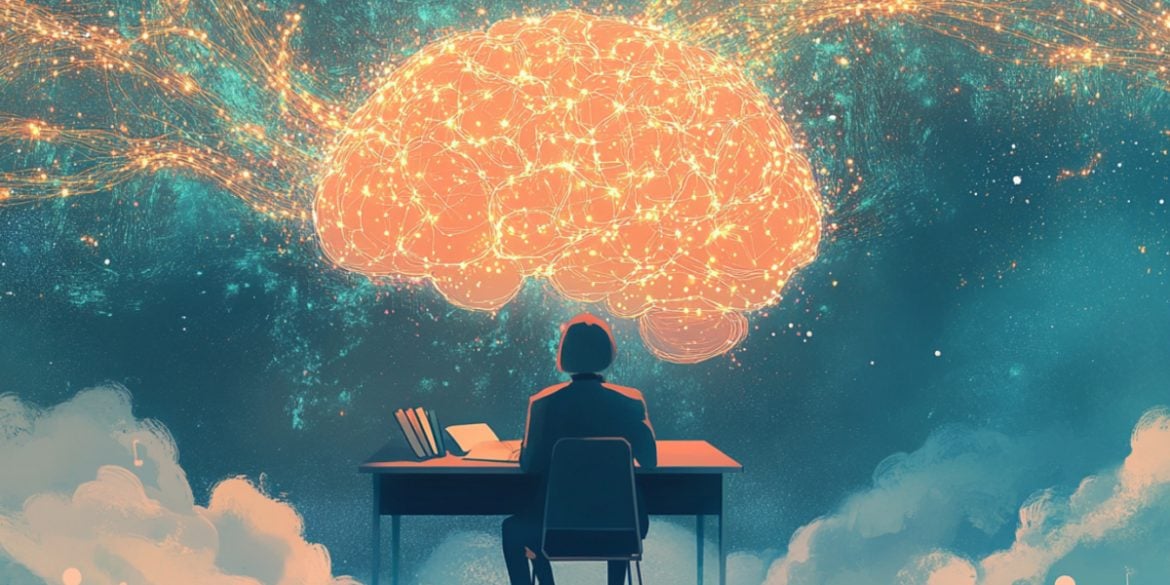 This shows a brain and a person.