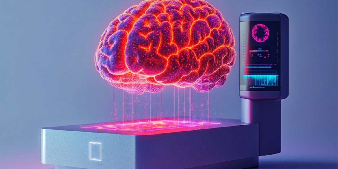 This shows a brain.