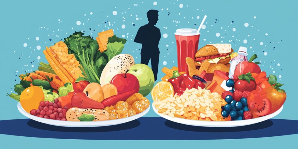 This shows two plates of food.