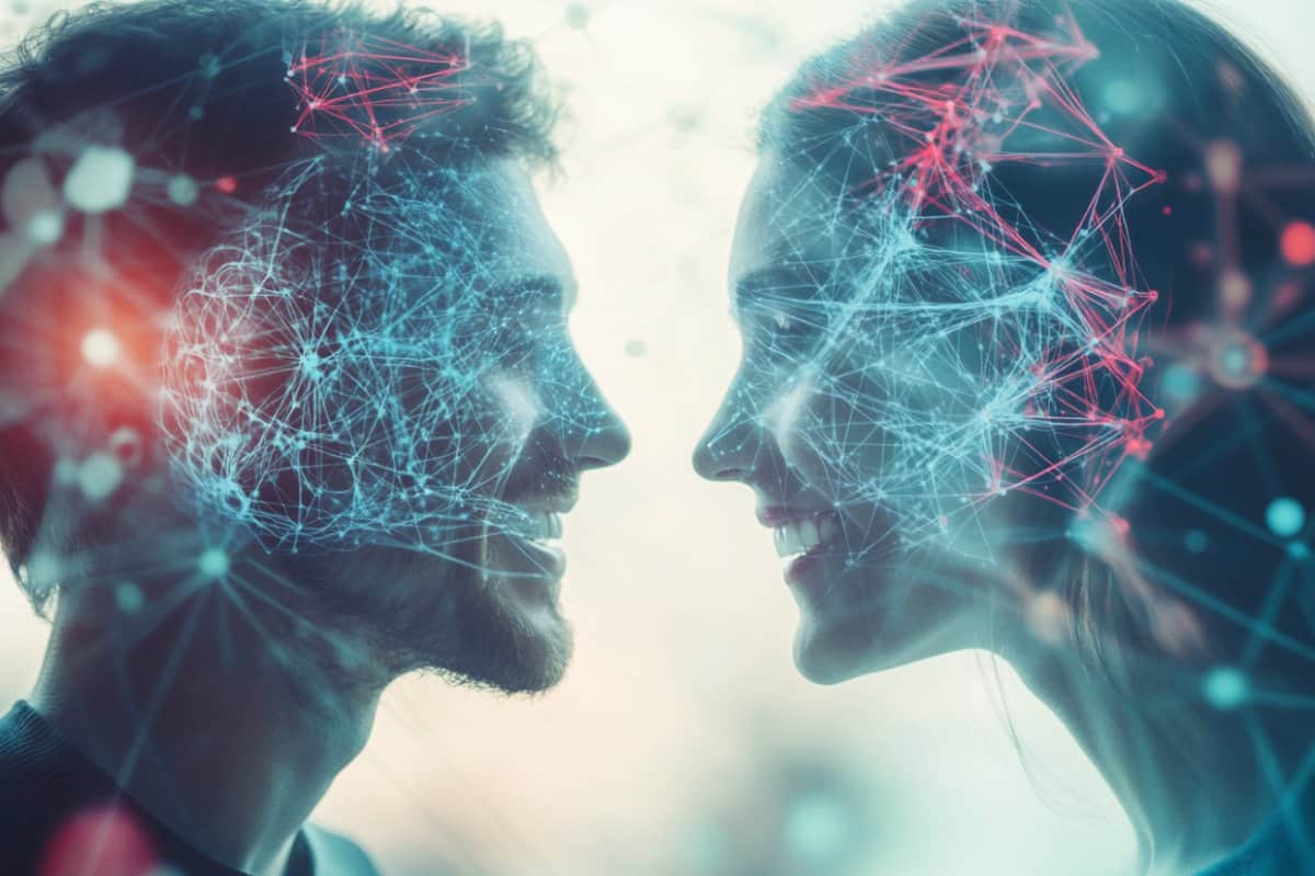 This shows two people.