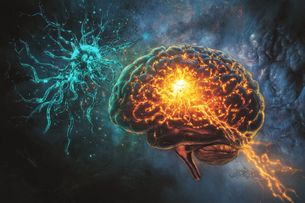 This shows a brain.