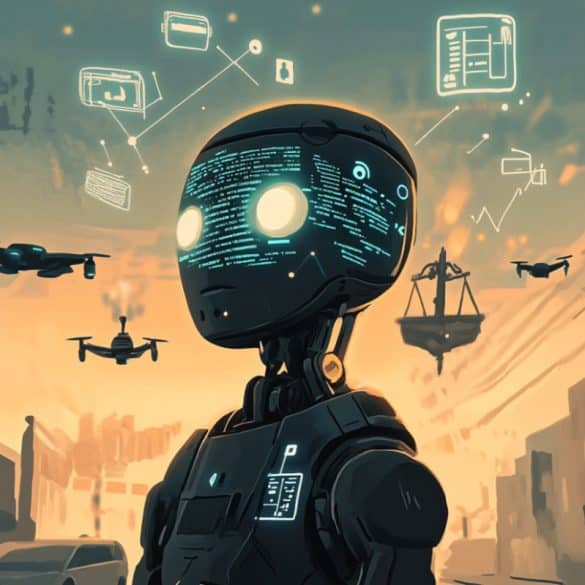 This shows a robot.