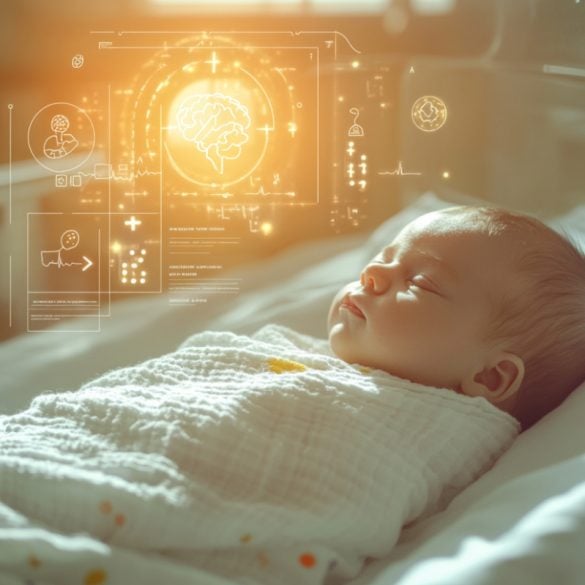 This shows a newborn.