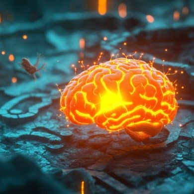 This shows a brain.
