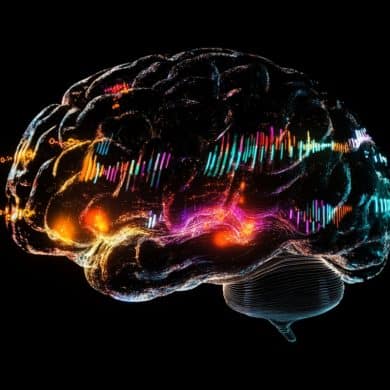 This shows a brain.
