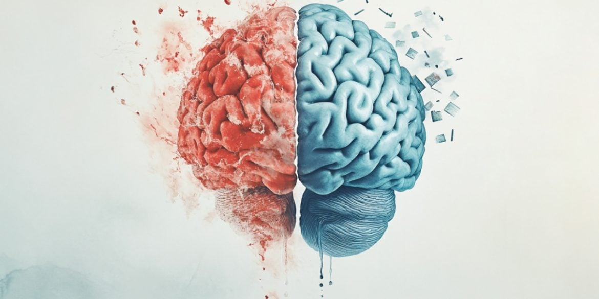 This shows a brain.