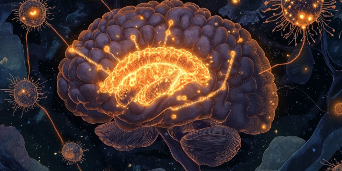 This shows a brain.