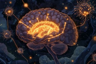 This shows a brain.