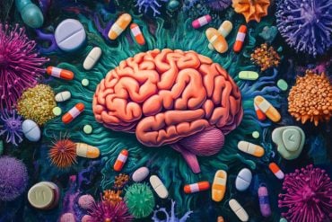 This shows a brain and pills.