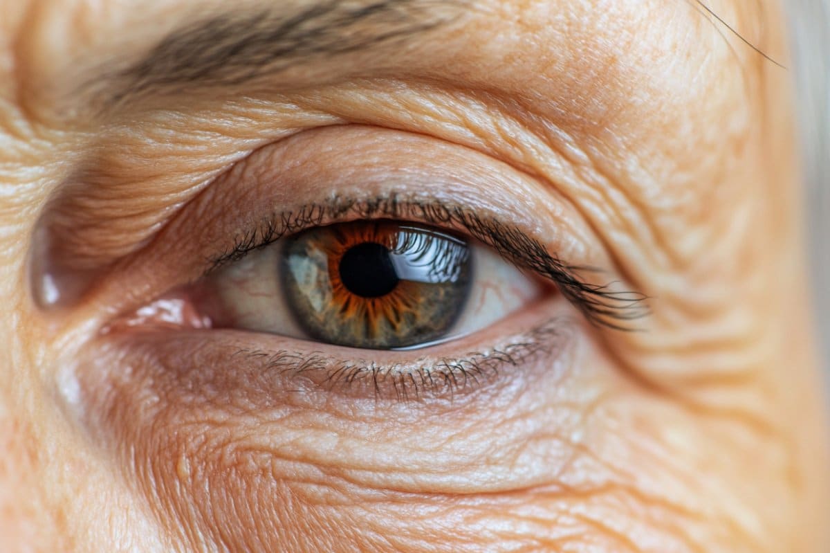 This shows an eye.