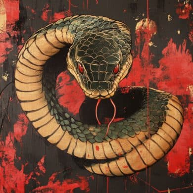 This shows a snake.