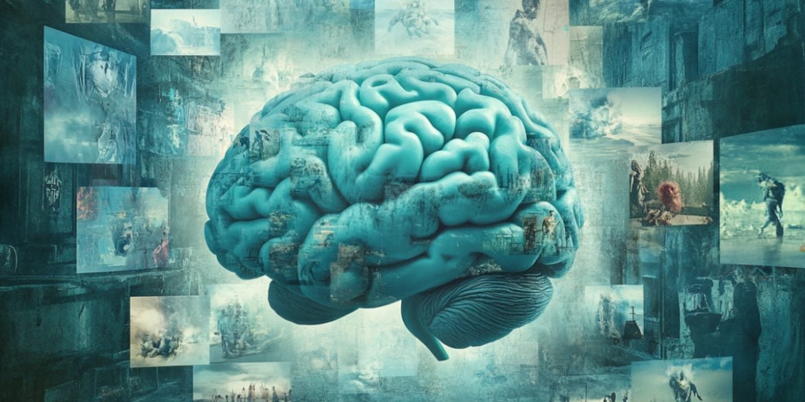 This shows a brain.