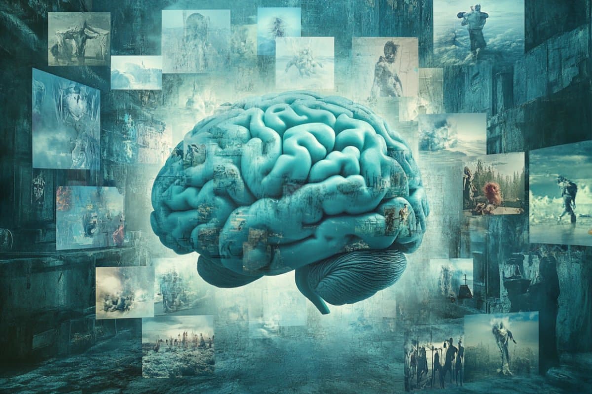 This shows a brain.