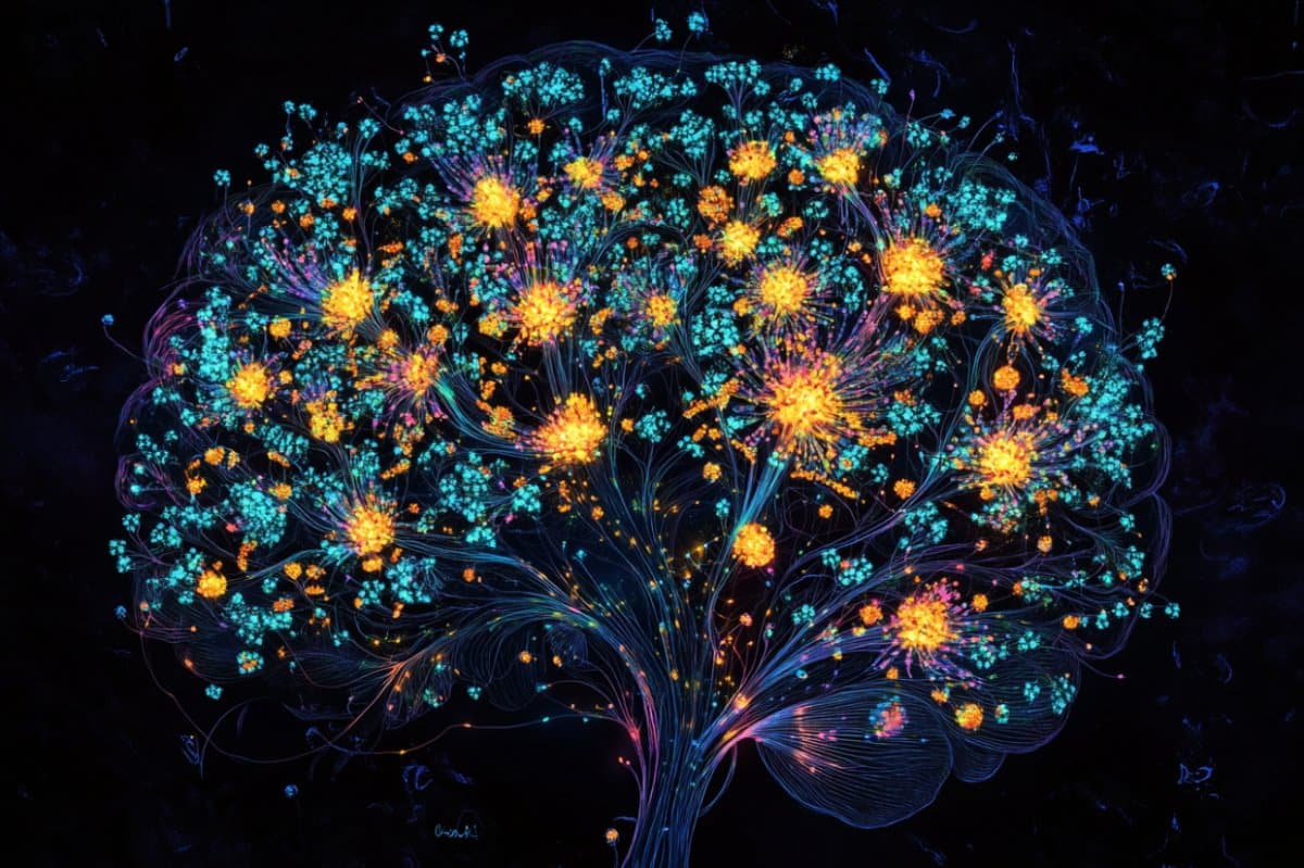 This shows astrocytes and a brain.