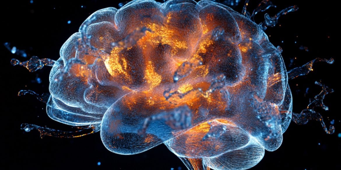 This shows a brain.