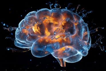 This shows a brain.