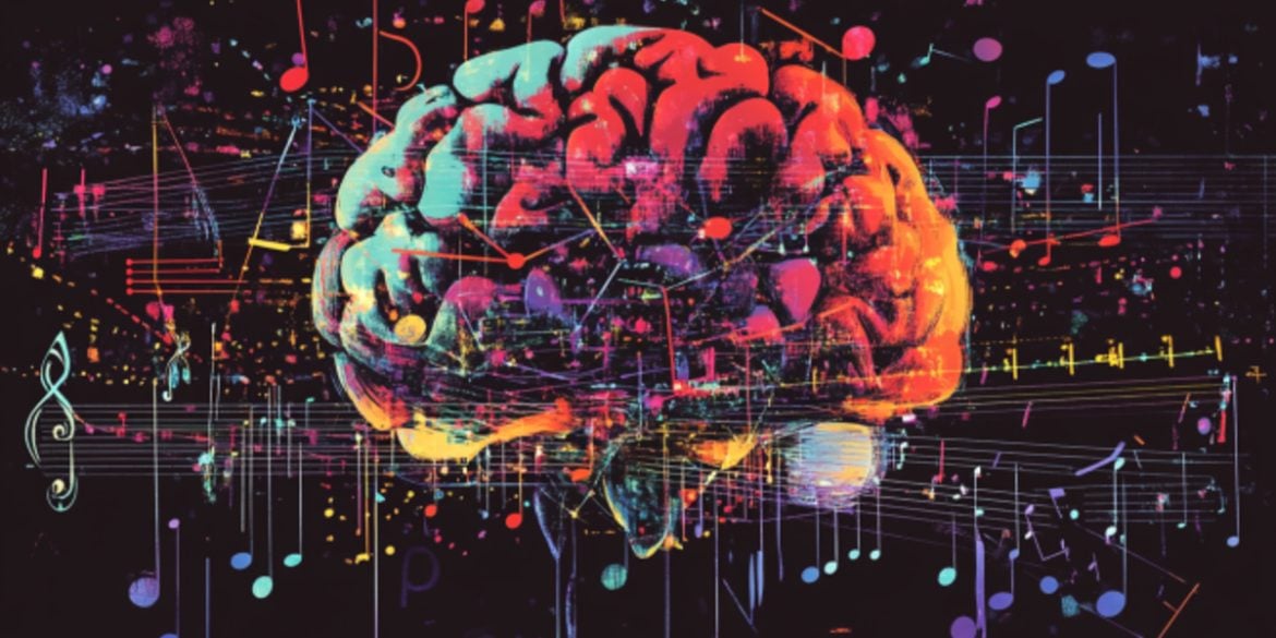 This shows a brain.
