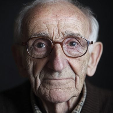 This shows an older man.