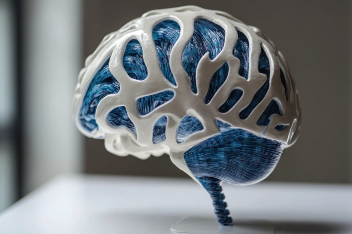 This shows a brain.