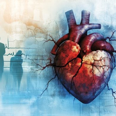 This shows a heart with a crack in it.