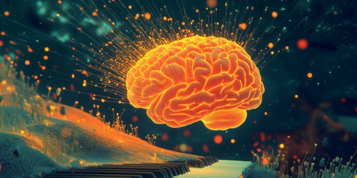 This shows a brain.
