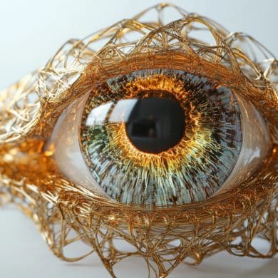 This shows an eye.