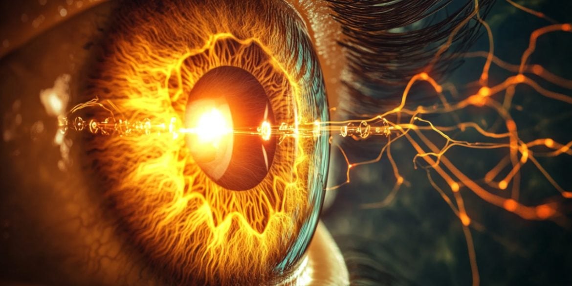 This shows an eye.