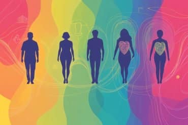This shows the outline of people.
