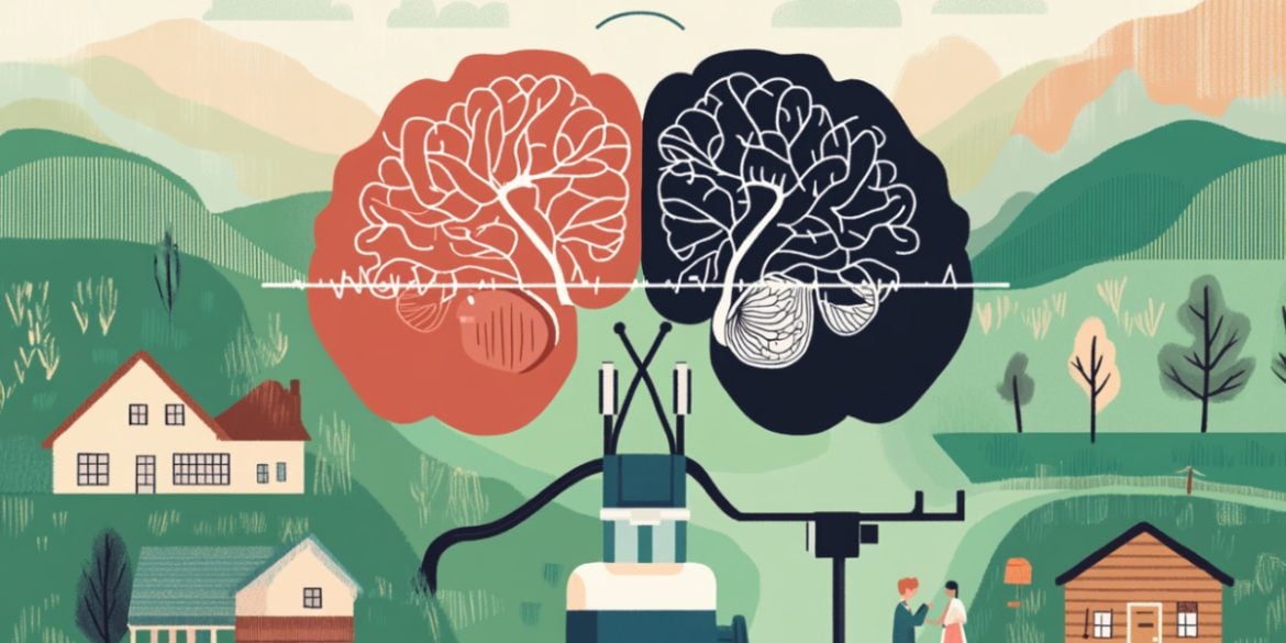This shows two brains.