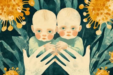 This shows two babies.